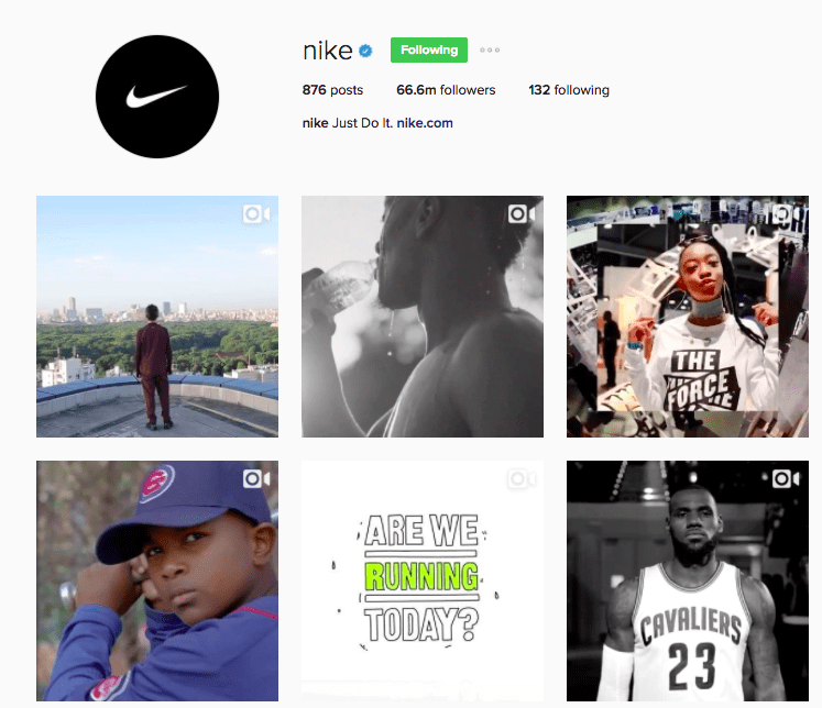 Best Instagram Brands - Nike