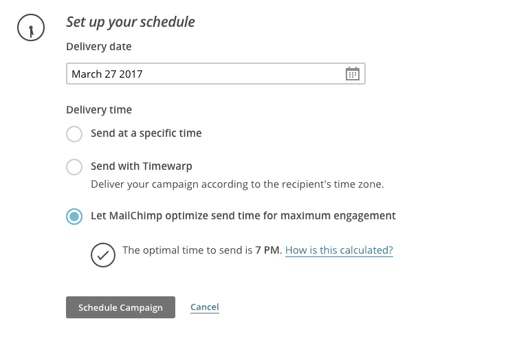 MailChimp Review: Send Time Optimization
