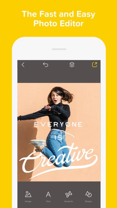 Over is an app that allows you to create visually appealing graphics. Over makes it easy to make beautiful graphics for Instagram while you’re on the go.