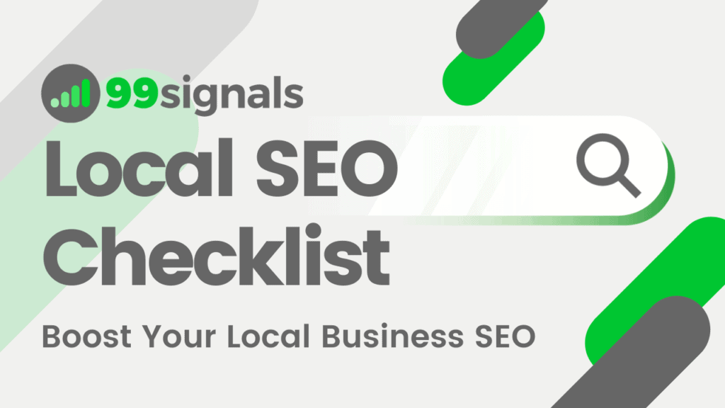 Local SEO Checklist: Boost Your Local Business SEO