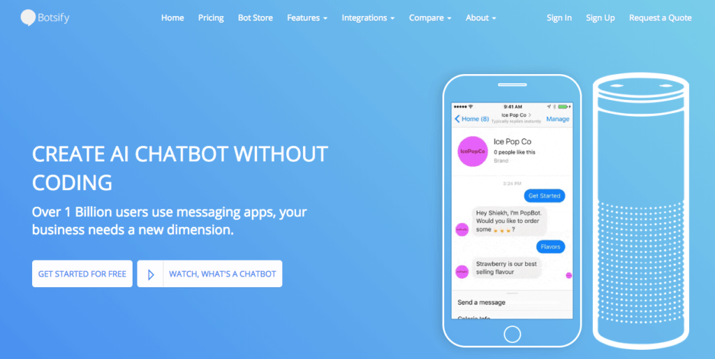 Botsify Chatbots - Leading Chatbot Platform Tools