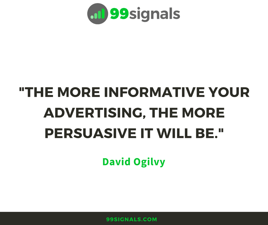 Ogilvy - Advertising Quote