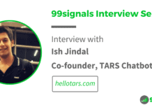 Interview with Ish Jindal, Co-founder of TARS - 99signals Interview Series