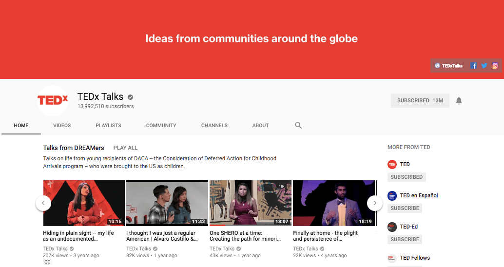 TEDx YouTube