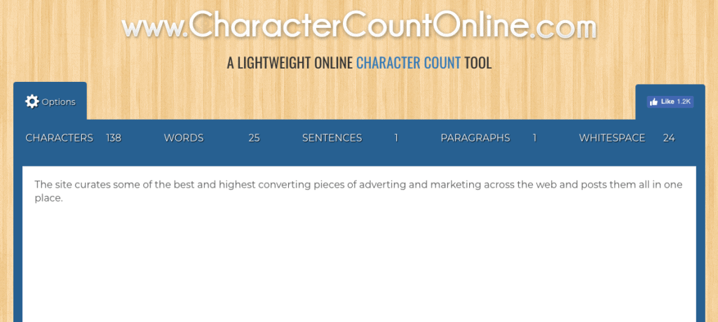 Character Count Online is a free online character and word counting tool. It's free to use and works on any device.