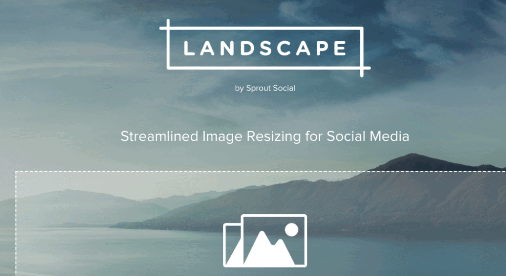 Landscape is a free image resizing tool which helps social media marketers produce multiple image sizes optimized for social media profiles, messages, and campaigns.