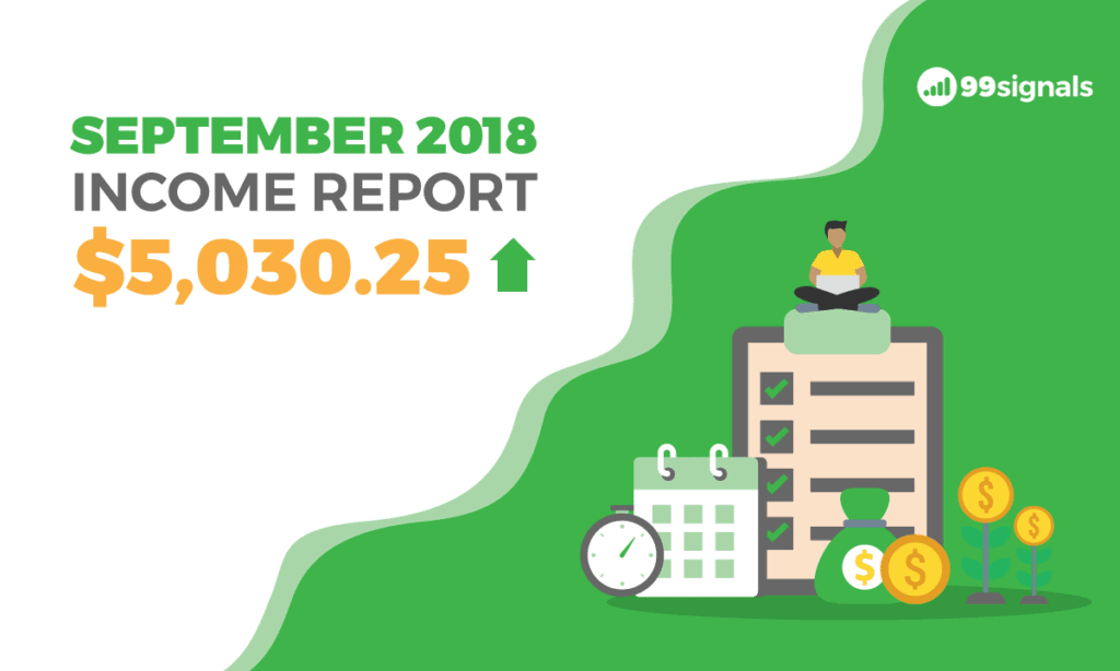 Income Report for September 2018  How I Made  5030 25 Last Month - 23