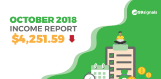 Oct 2018 Income Report - 99signals
