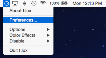 flux for mac nightshift