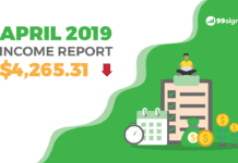 April 2019 Income Report