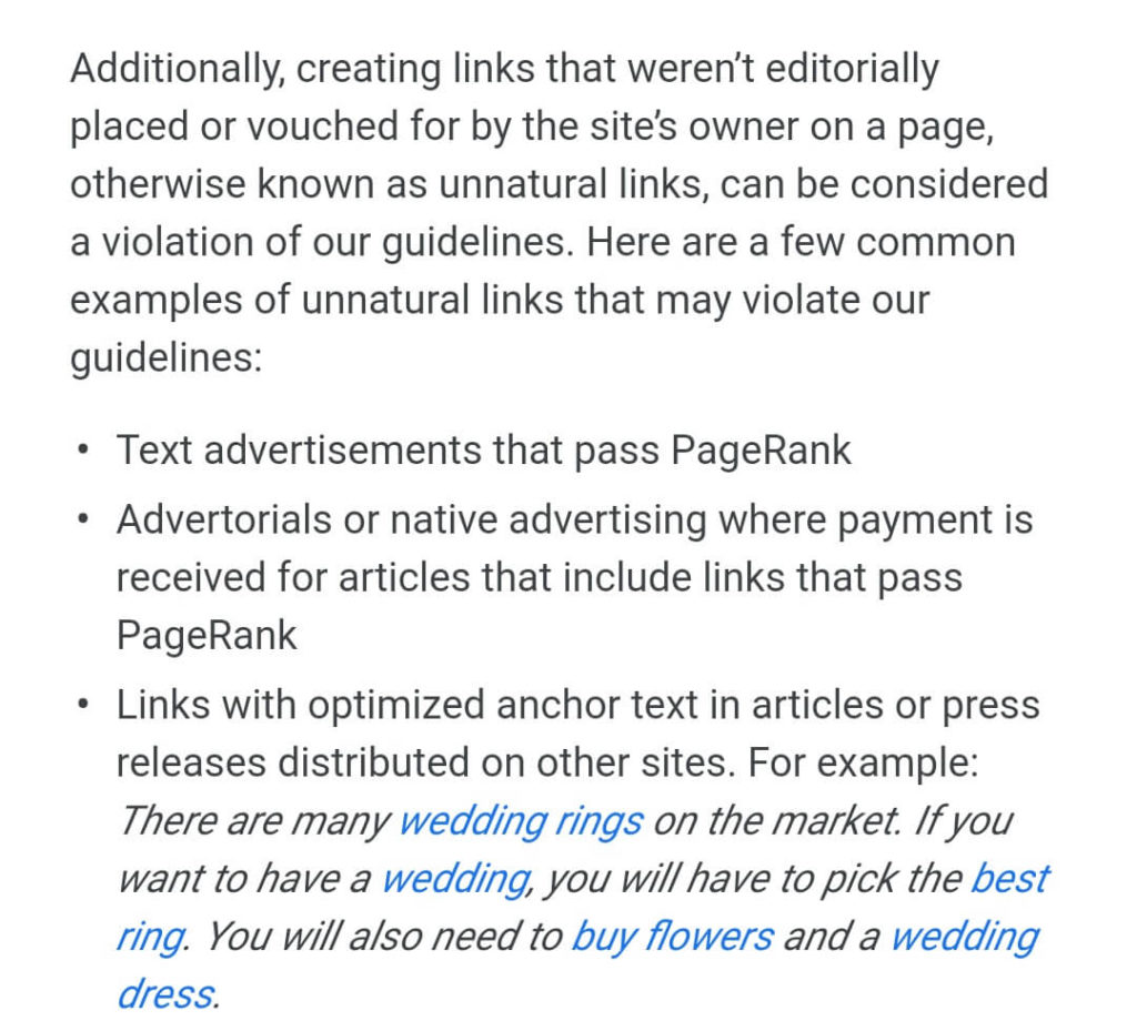 Google decided that paid links should not forward PageRank