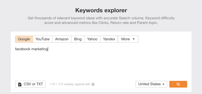 Ahrefs Keywords Explorer - Ahrefs vs SE Ranking
