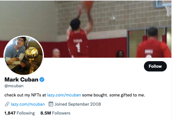 Mark Cuban on Twitter