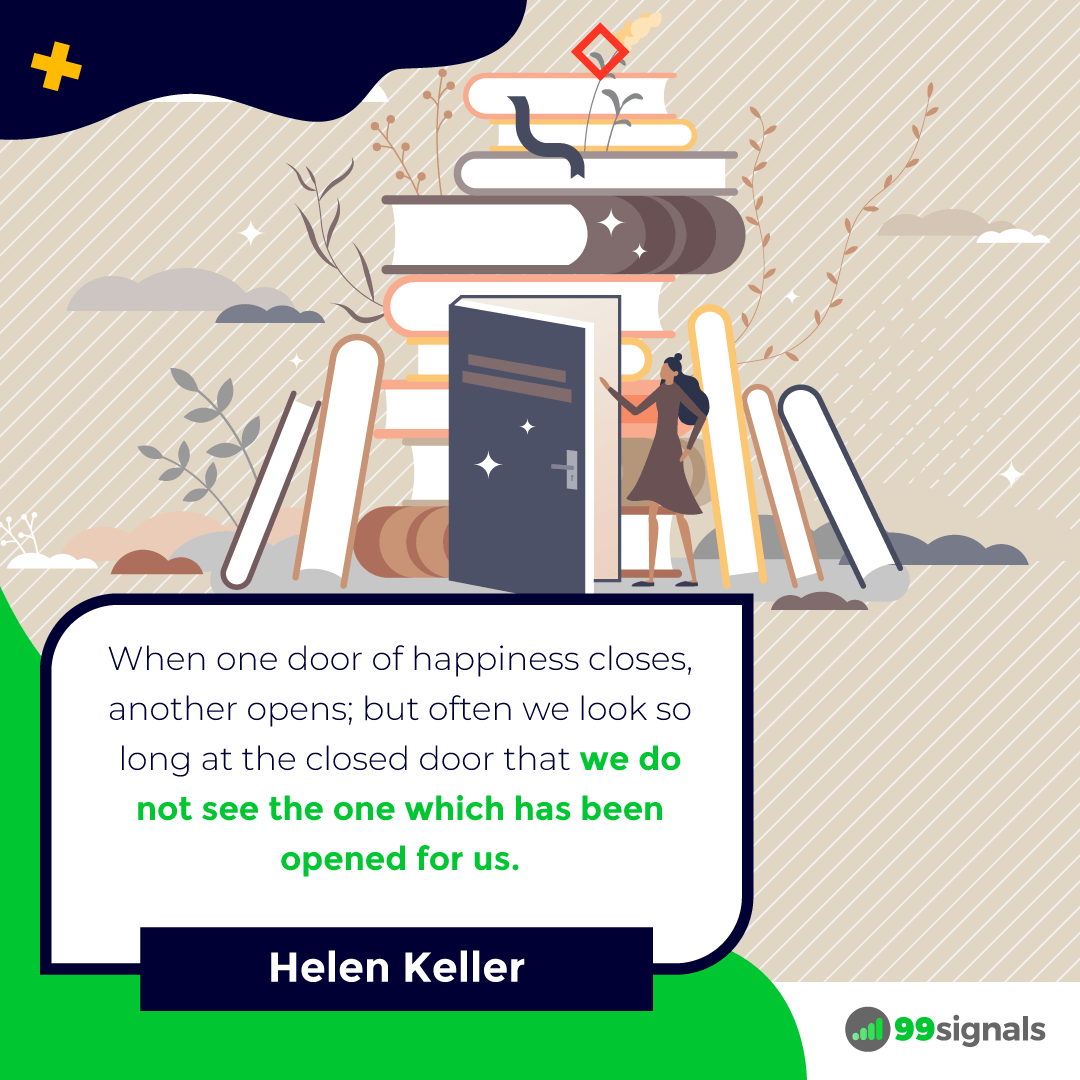 Helen Keller Quote - 99signals