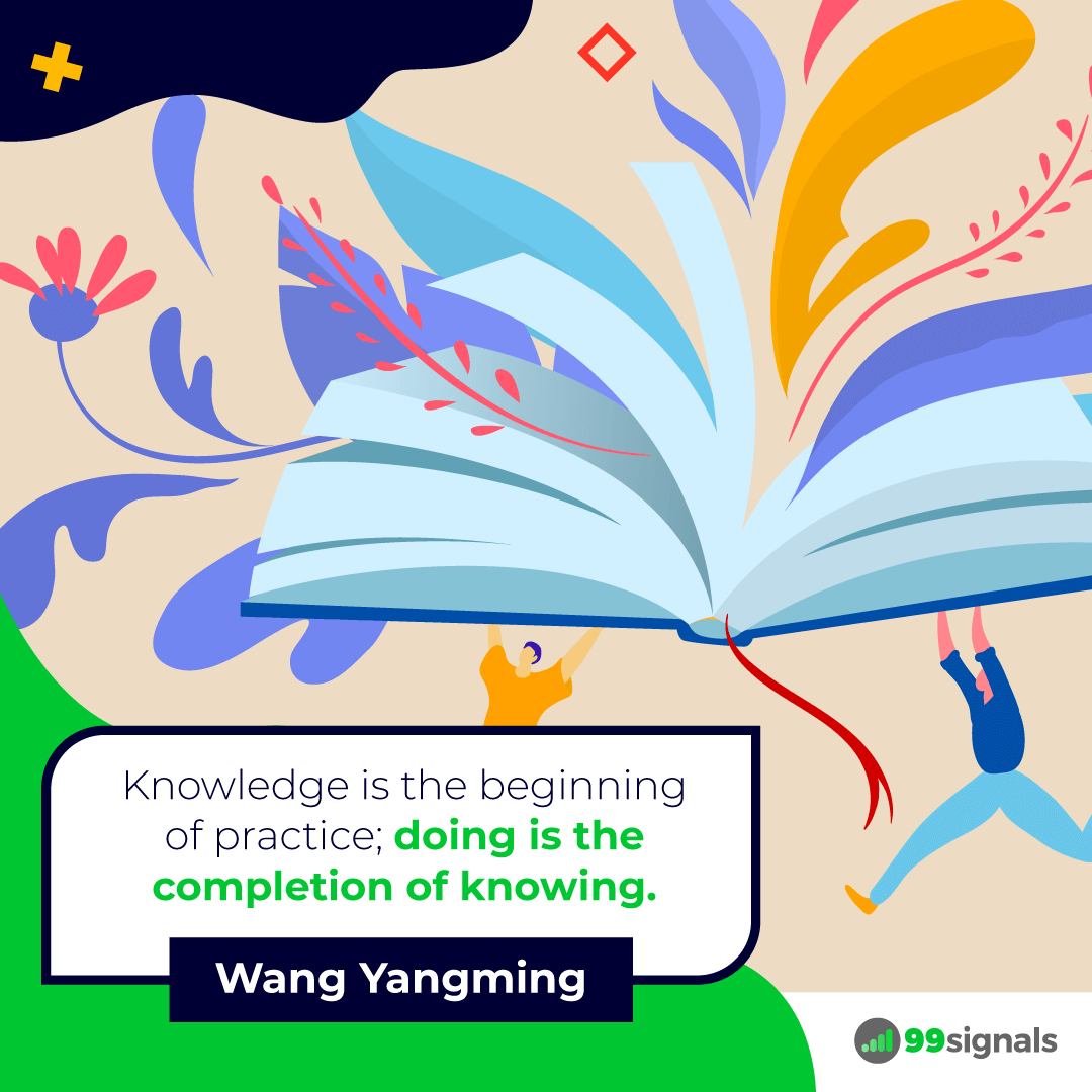 Wang Yangming Quote - 99signals