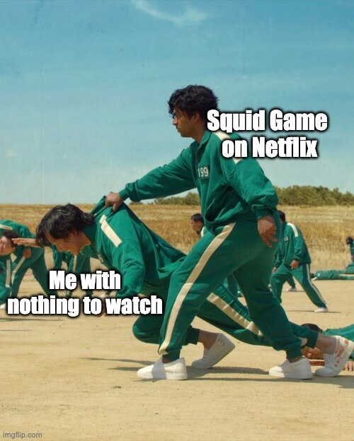 Squid Game Netflix Meme