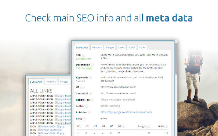 SEO Meta Chrome Extension - Best SEO Extensions on Chrome