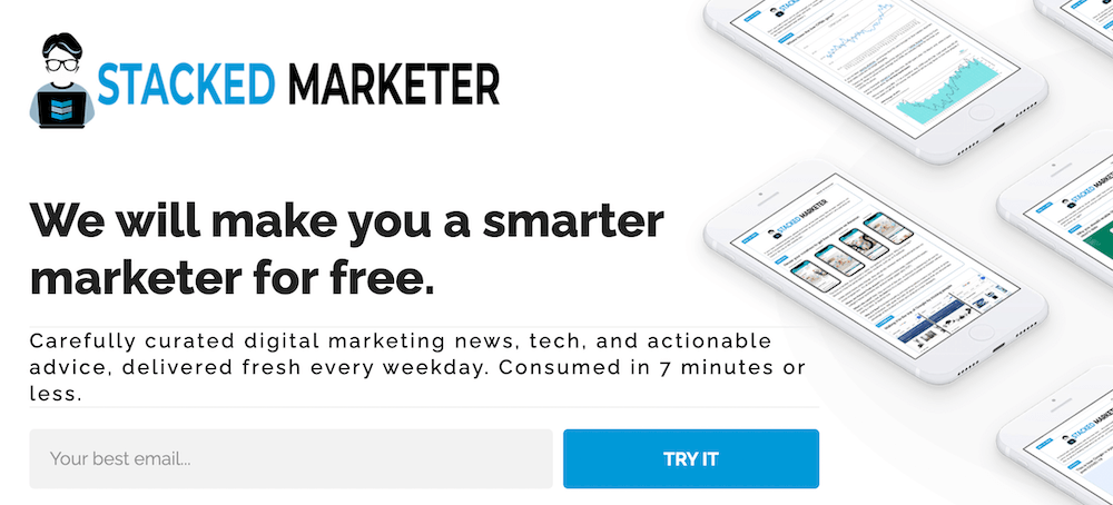 Stacked Marketer - Stacked Marketer covers the latest news, trends, and tips for digital marketers in an easily digestible format.