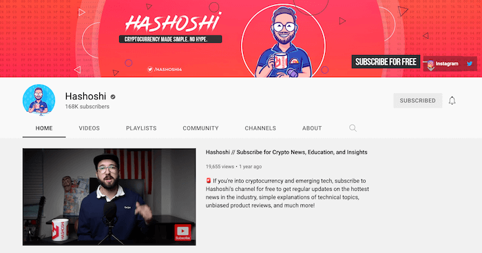 Hashoshi YouTube Channel