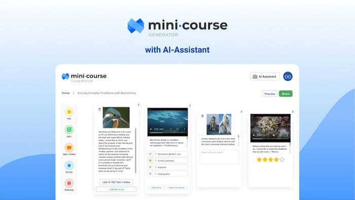 Mini Course Generator AppSumo Deal
