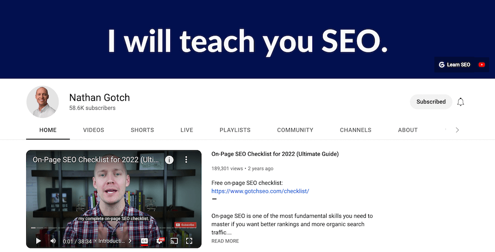 11 Best SEO YouTube Channels to Level Up Your SEO Game - 23