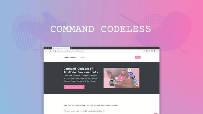Command Codeless AppSumo Course