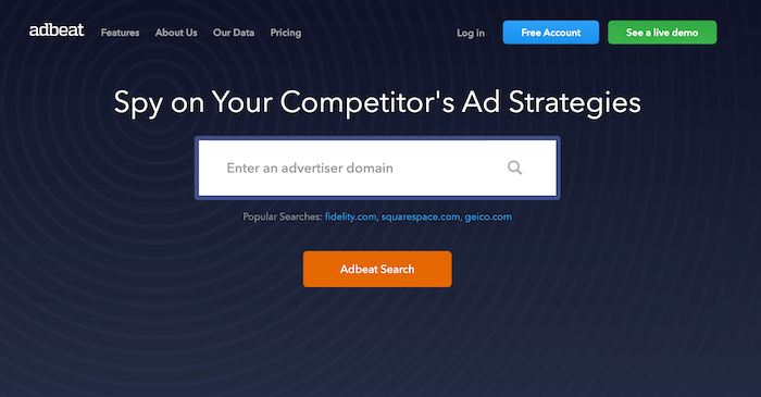 Adbeat - Ad Intelligence Tool