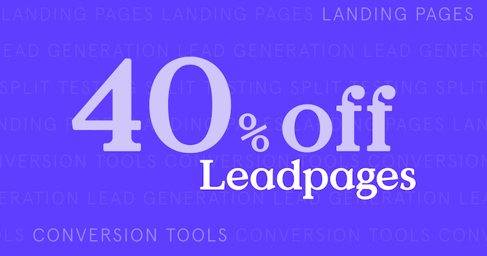 Leadpages Black Friday Deal 2023