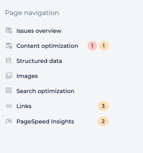 Sitechecker - Page navigation
